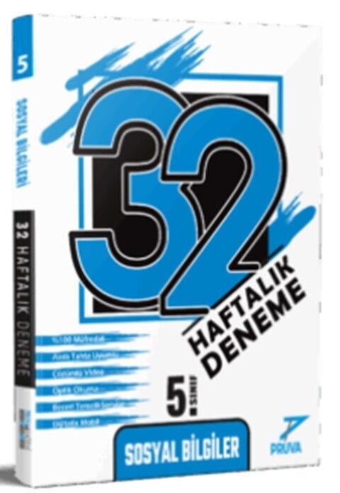 Pruva Akademi 5. Sınıf Sosyal Bilgiler 32 Haftalık Deneme