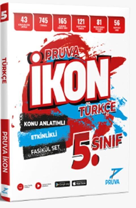 Pruva Akademi 5. Sınıf Türkçe İkon Konu Anlatım Kitabı