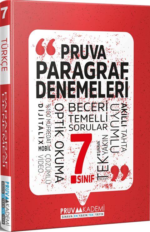Pruva Akademi 7. Sınıf Paragraf Deneme