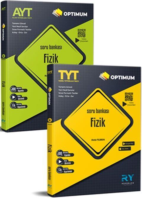 Referans Yayınları 2024 TYT Fizik ve AYT Fizik Video Çözümlü Optimum Soru Bankası Seti