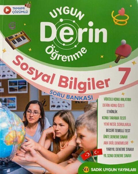 Sadık Uygun Yayınları 7. Sınıf Sosyal Bilgiler Derin Öğrenme Soru Bankası