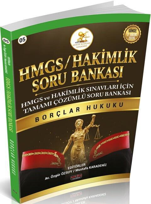 Savaş Yayınları 2026 HMGS Hakimlik Borçlar Hukuku Soru Bankası