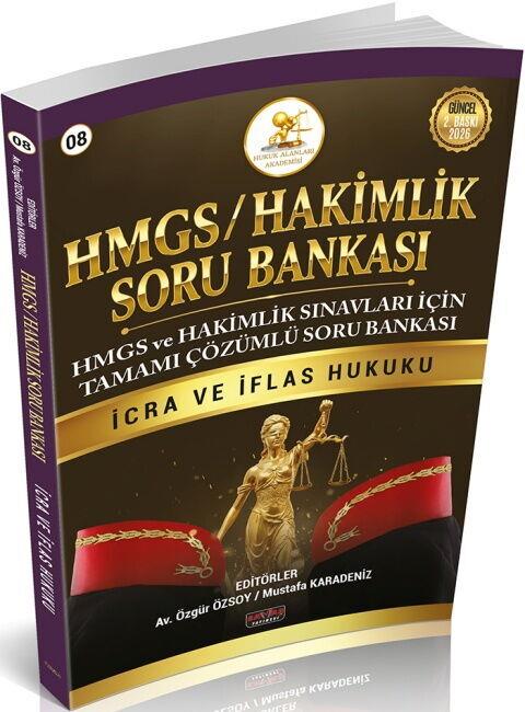 Savaş Yayınları 2026 HMGS Hakimlik İcra ve İflas Hukuku Soru Bankası