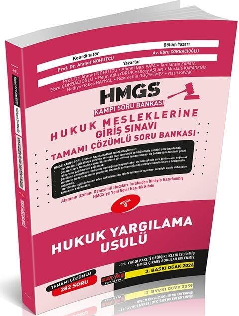 Savaş Yayınları HMGS Kampı Hukuk Yargılama Usulü Soru Bankası
