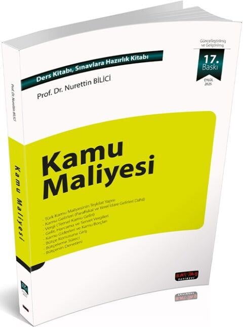 Savaş Yayınları Kamu Maliyesi