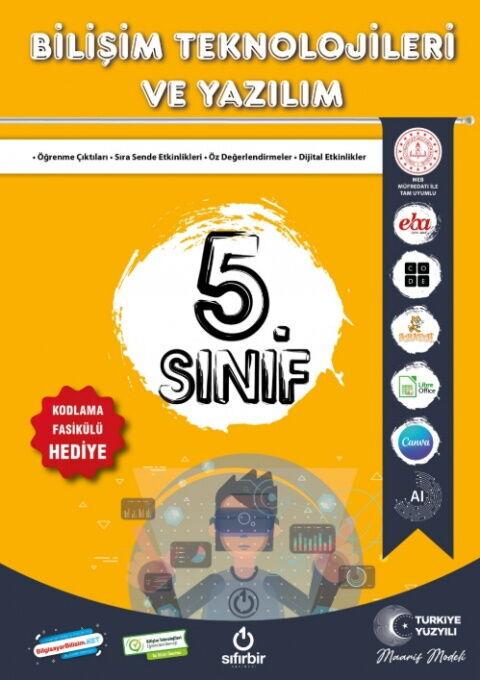Sıfır Bir Yayınları 5. Sınıf Bilişim Teknolojileri ve Yazılım