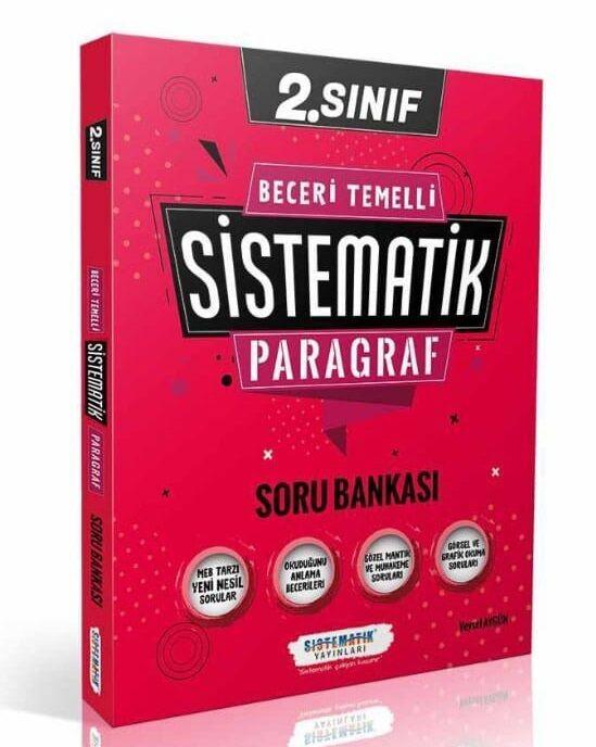 Sistematik Yayınları 2. Sınıf Beceri Temelli Sistematik Paragraf Soru Bankası