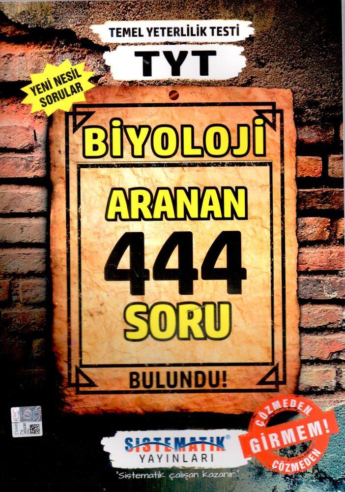 Sistematik Yayınları TYT Biyoloji 444 Aranan Soru