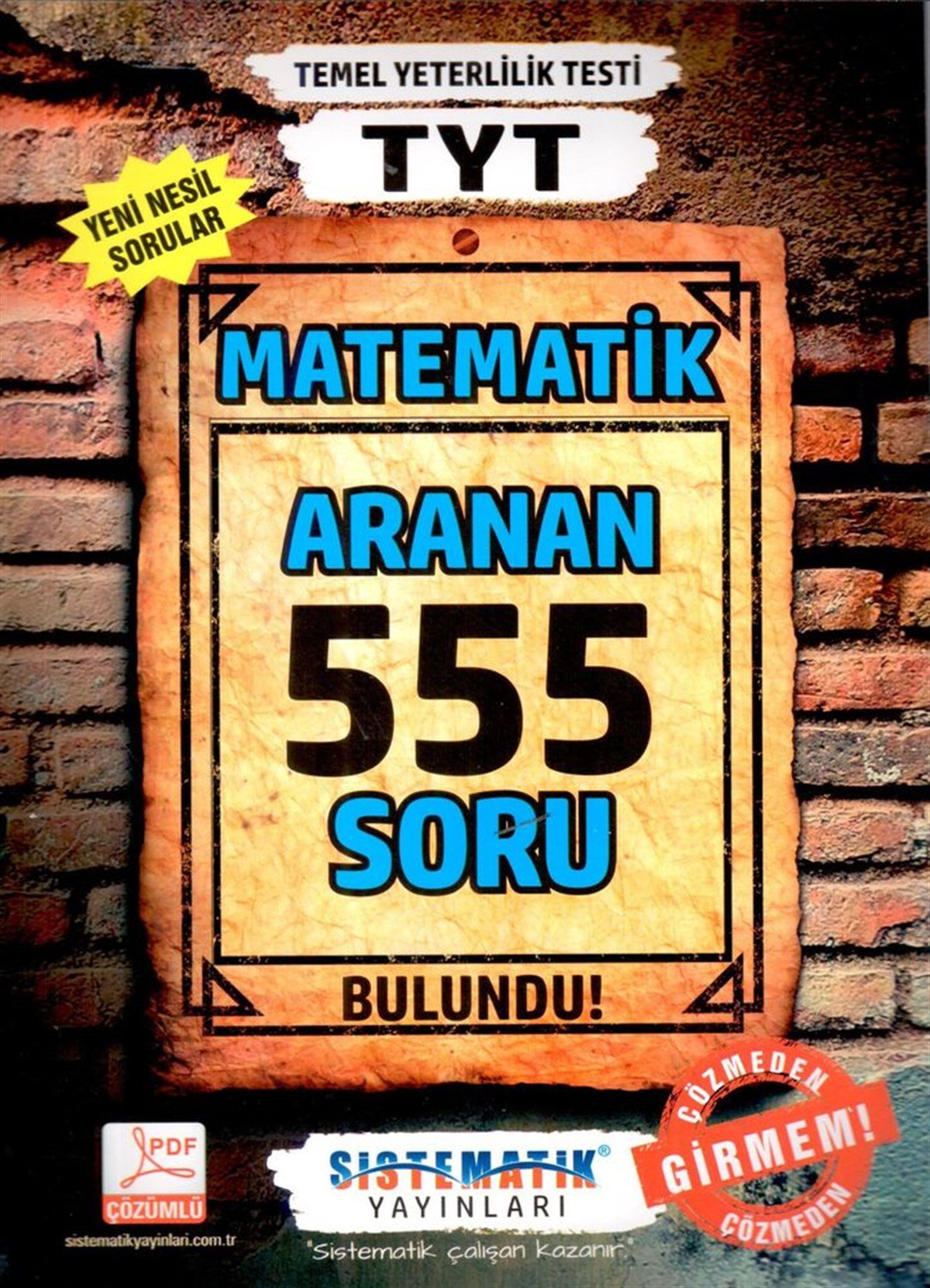 Sistematik Yayınları TYT Matematik 555 Aranan Soru