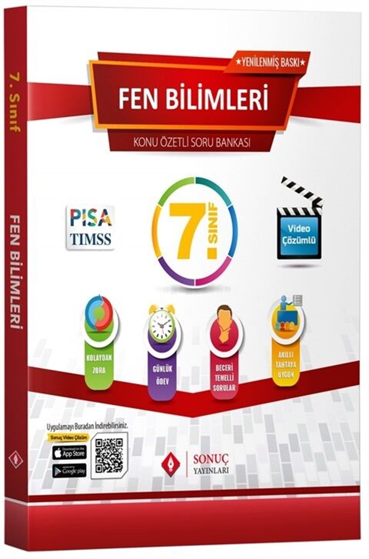 Sonuç Yayınları 7. Sınıf Fen Bilimleri Kazanım Merkezli Soru Kitapçığı Seti Yenilenmiş Baskı