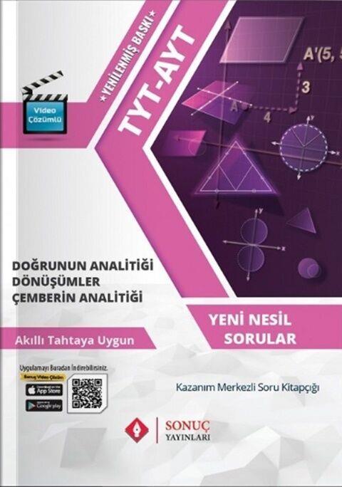 Sonuç Yayınları TYT AYT Doğrunun Analitiği Dönüşümler Çemberin Analitiği Soru Bankası
