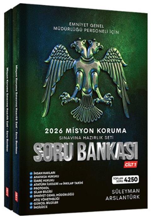 Süleyman Arslantürk 2026 Misyon Koruma Sınavı Hazırlık Soru Bankası Seti 2 Cilt