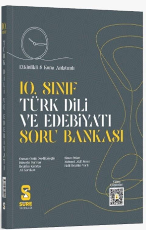 Süre Yayınları 10. Sınıf Türk Dili ve Edebiyatı Soru Bankası