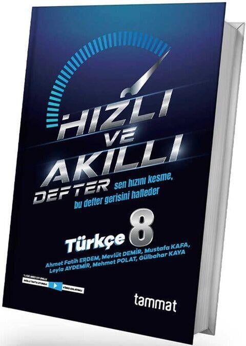 Tammat Yayıncılık LGS 8. Sınıf Türkçe Hızlı ve Akıllı Defter