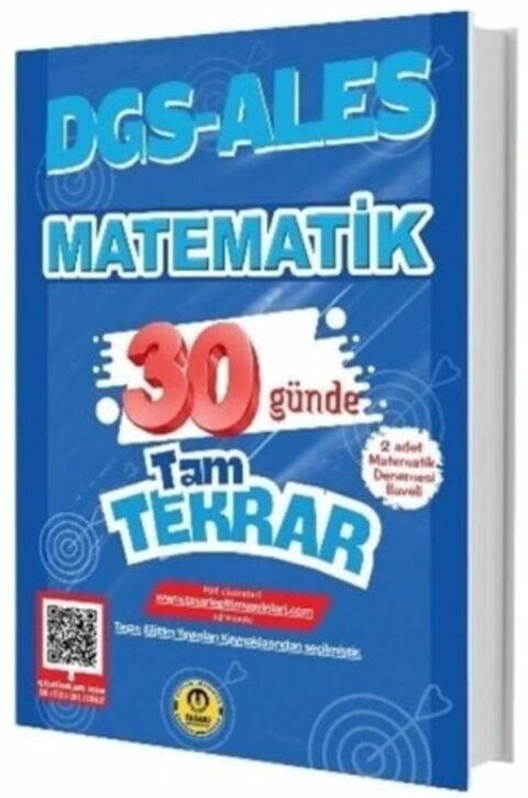 Tasarı Yayınları DGS ALES Matematik 30 Günde Tam Tekrar