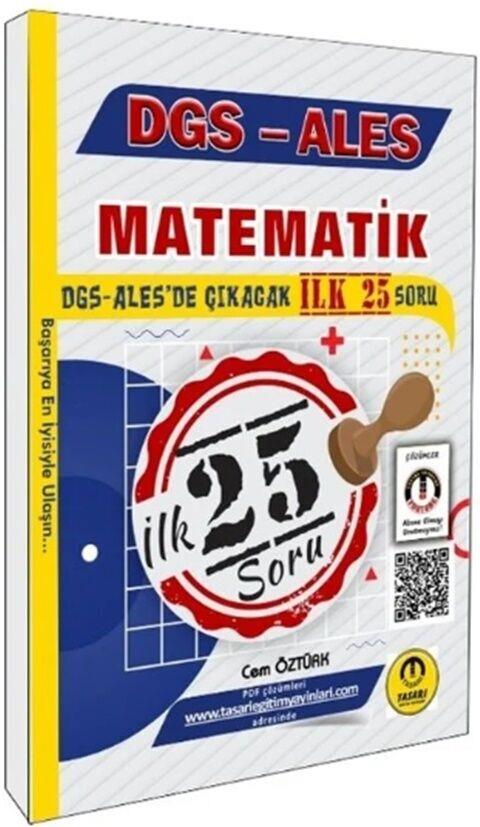 Tasarı Yayınları DGS ALES Matematik Çıkacak İlk 25 Soru Çözümlü
