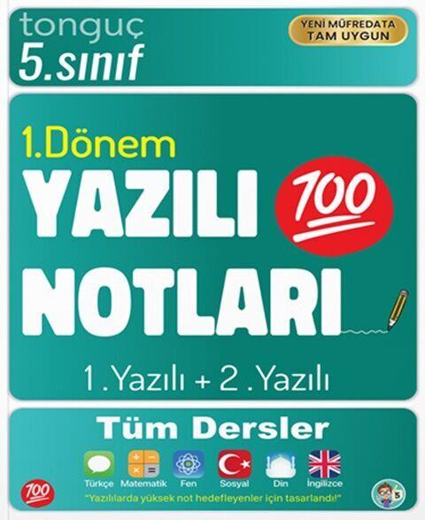 Tonguç Akademi 5. Sınıf Yazılı Notları 1. Dönem 1 ve 2. Yazılı