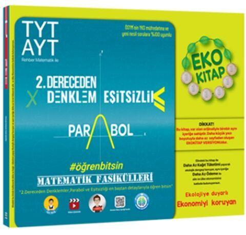 Tonguç Akademi TYT AYT Matematik 2. Dereceden Denklemler Eşitsizlik Parabol Fasikülleri Eko