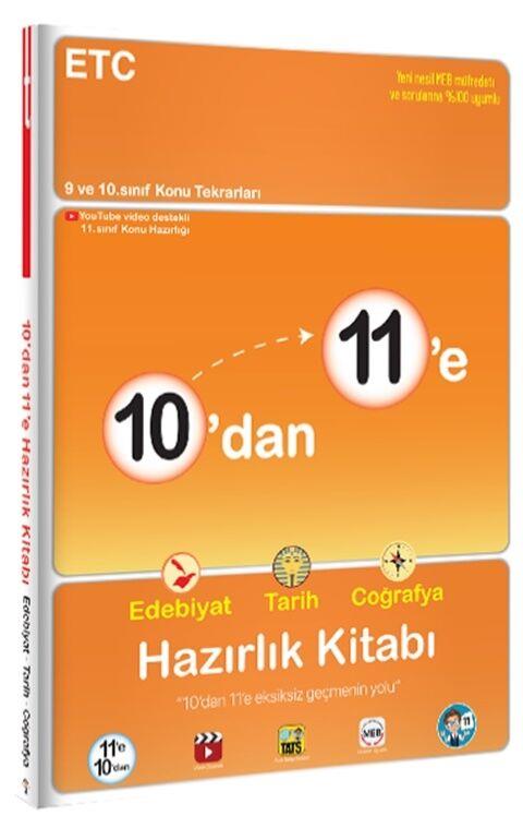 Tonguç Akademi 10 dan 11 e Edebiyat Tarih Coğrafya Hazırlık Kitabı