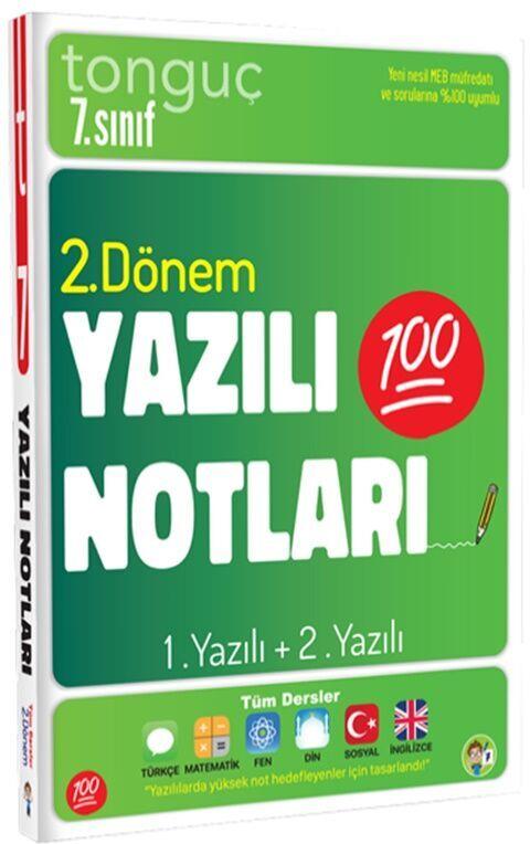 Tonguç Akademi 7. Sınıf Yazılı Notları 2. Dönem 1. ve 2. Yazılı