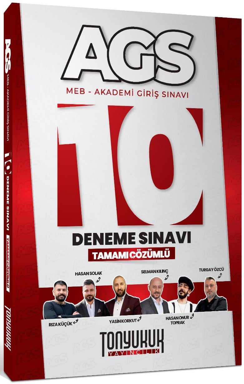Tonyukuk Yayıncılık MEB AGS Tamamı Çözümlü 10 Deneme Sınavı