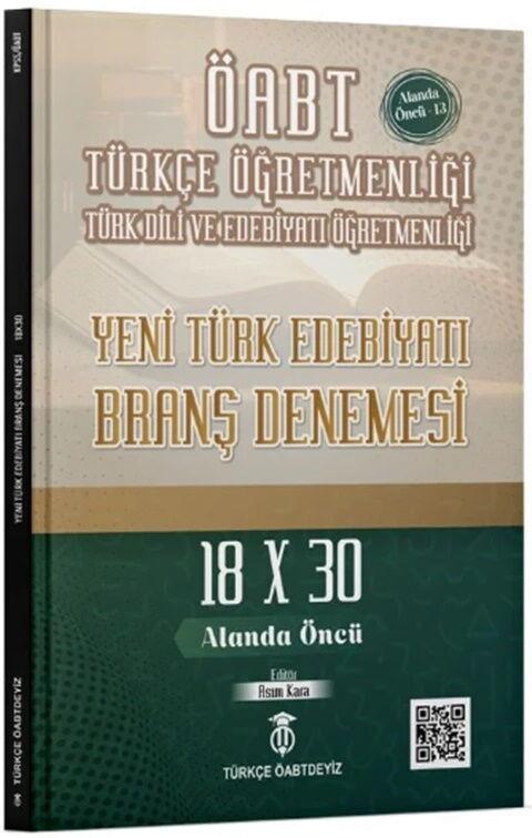 Türkçe ÖABTDEYİZ ÖABT Türkçe Türk Dili Edebiyatı Yeni Türk Edebiyatı 18 x 30 Deneme