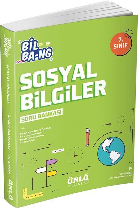 Ünlü Yayıncılık 7. Sınıf Sosyal Bilgiler Bil Bang Soru Bankası
