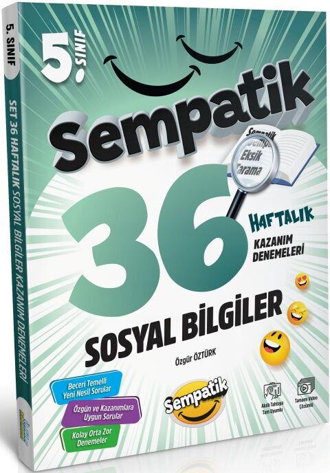 Ünlüler Karması 5. Sınıf Sosyal Bilgiler Sempatik 36 Haftalık Kazanım Denemeleri