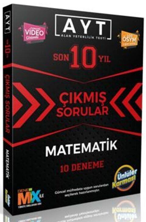 Ünlüler Karması AYT Matematik Karması Tıpkı Basım 10 Deneme