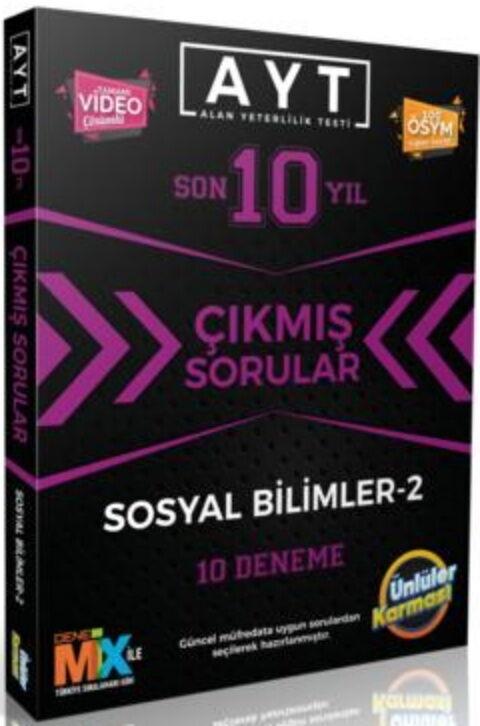 Ünlüler Karması AYT Sosyal Bilimler 2 Karması Tıpkı Basım 10 Deneme