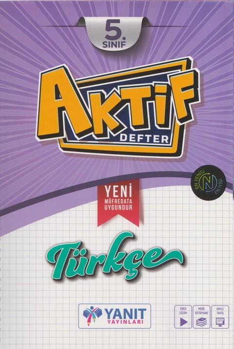 Yanıt Yayınları 5. Sınıf Türkçe Aktif Defter