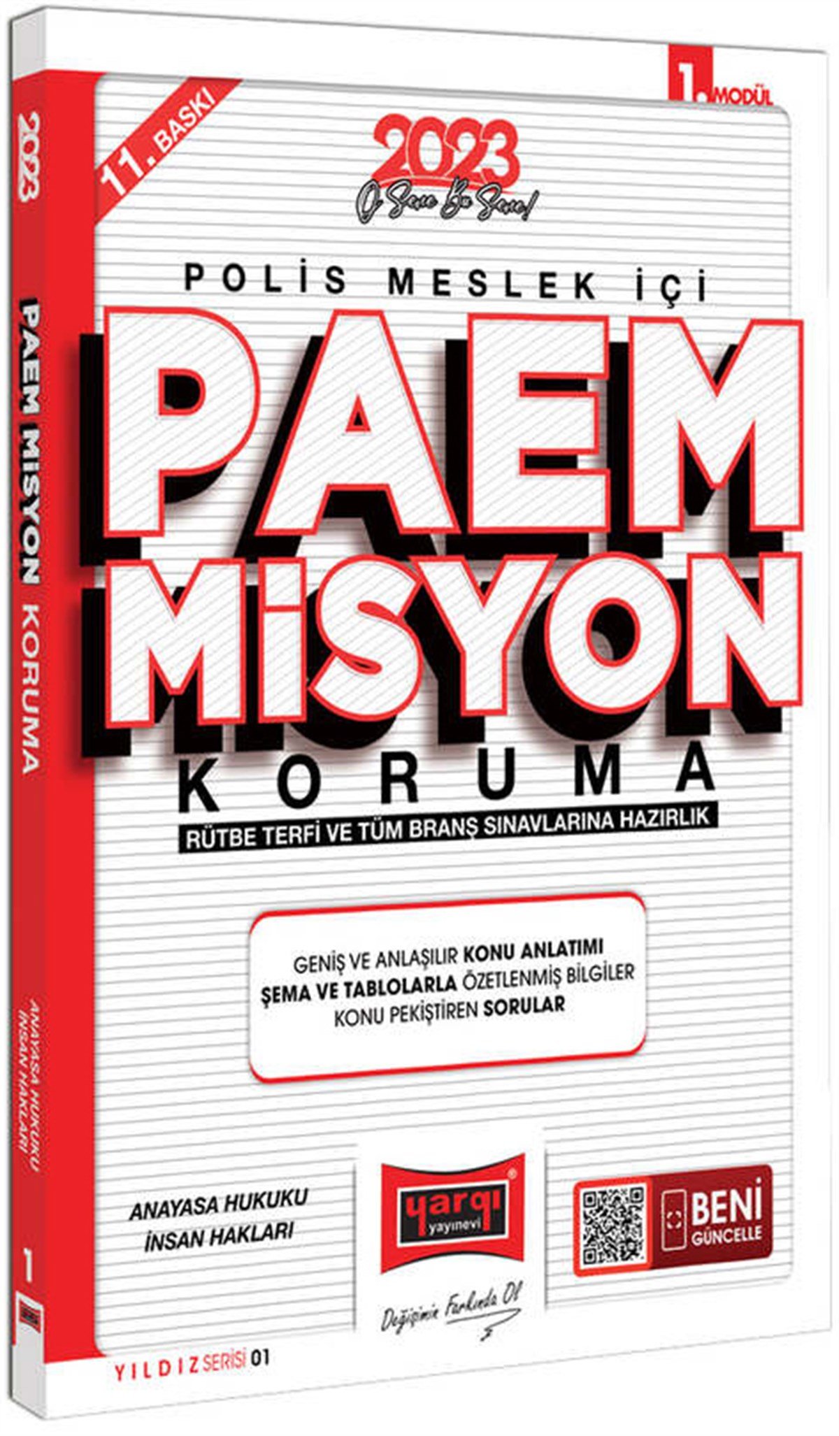 Yargı 2023 Yıldız Serisi PAEM Misyon Koruma Rütbe Terfi ve Tüm Branş Sınavlarına Hazırlık Modül 1