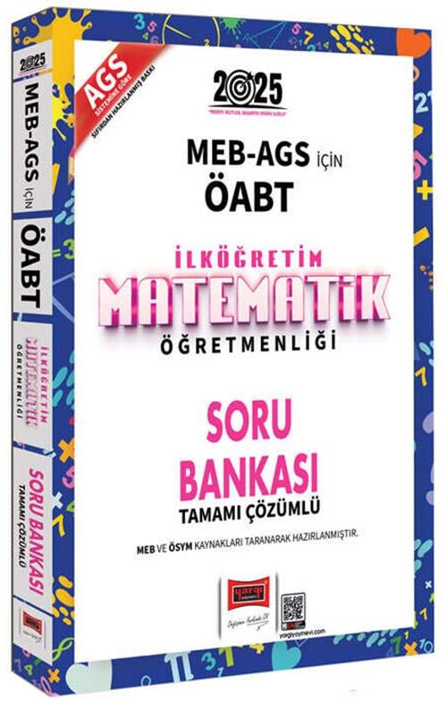 Yargı 2025 MEB AGS ÖABT İlköğretim Matematik Öğretmenliği Tamamı Çözümlü Soru Bankası