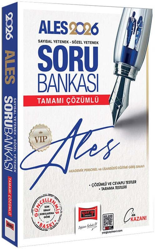 Yargı 2026 ALES VIP Sayısal Sözel Yetenek Tamamı Çözümlü Soru Bankası