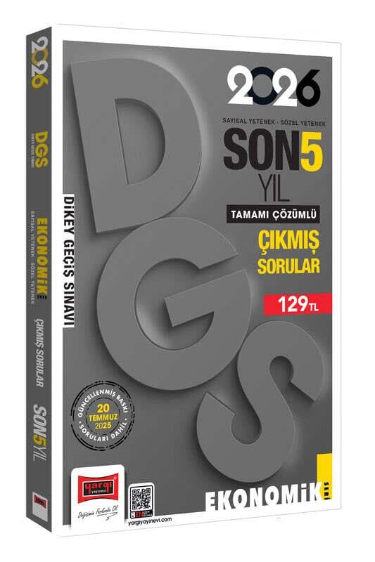 Yargı 2026 DGS Sayısal Sözel Yetenek Son 5 Yıl Çıkmış Sorular (Ekonomik Baskı