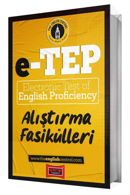 Yargı Yayınları 2024 E-Tep Electronic Test Of English Proficiency Alıştırma Fasikülleri Fuat Başkan