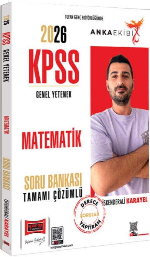 Yargı Yayınları 2026 KPSS Anka Ekibi Genel Yetenek Tamamı Çözümlü Matematik Soru Bankası