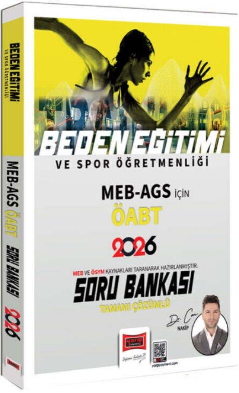 Yargı Yayınları 2026 ÖABT MEB AGS Beden Eğitimi ve Spor Öğretmenliği Tamamı Çözümlü Soru Bankası