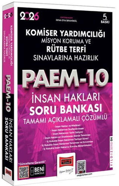 Yargı Yayınları 2026 PAEM Komiser Yardımcılığı ve Rütbe Terfi Sınavlarına Hazırlık İnsan Hakları Soru Bankası