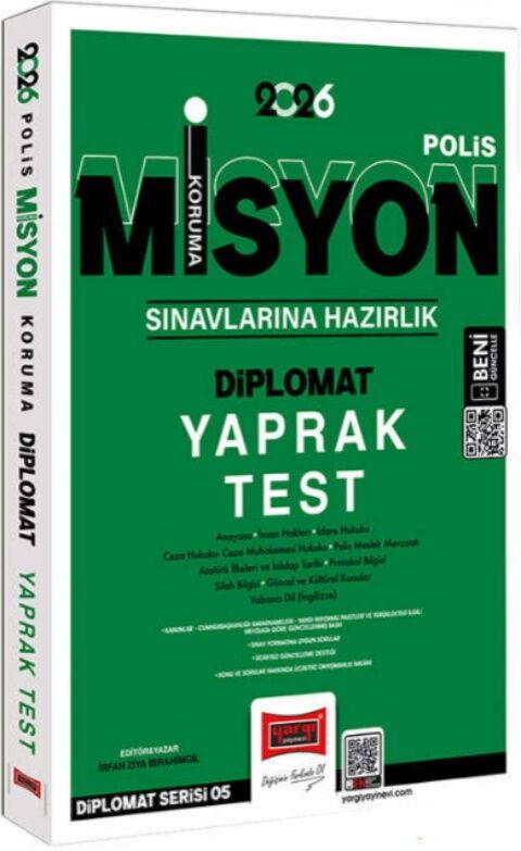Yargı Yayınları 2026 Polis Misyon Koruma Sınavlarına Hazırlık Diplomat Yaprak Test