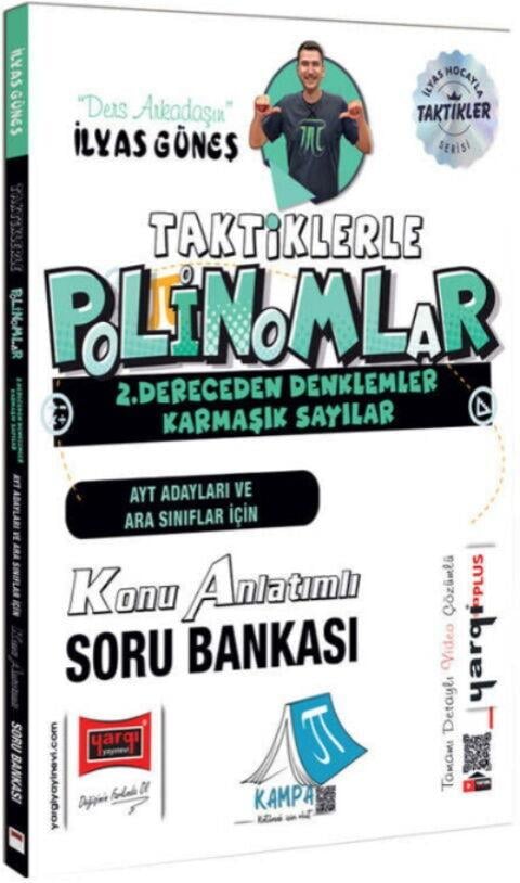 Yargı Yayınları AYT Adayları ve Ara Sınıflar İçin Taktiklerle Polinomlar 2. Dereceden Denklemler Konu Anlatımlı Soru Bankası
