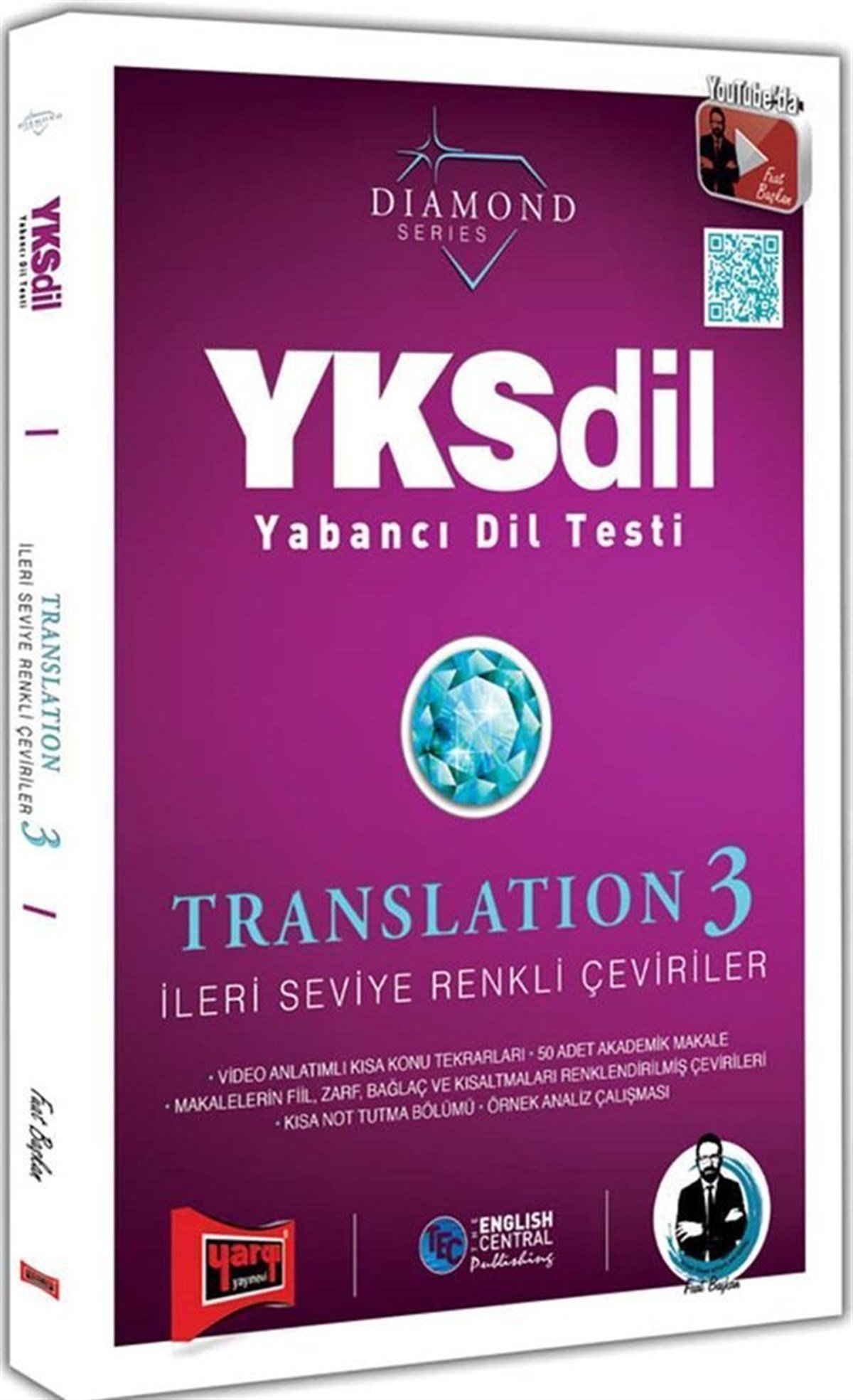 Yargı Yayınları YKSDİL Yabancı Dil Testi Translation 3 İleri Seviye Renkli Çeviriler