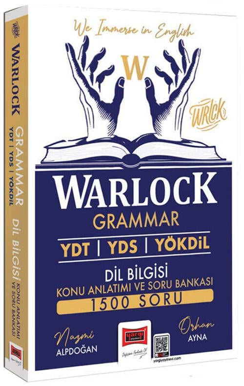 Yargı YDT YDS YÖKDİL Warlock Grammar Dil Bilgisi Konu Anlatımı ve Soru Bankası 1500 Soru