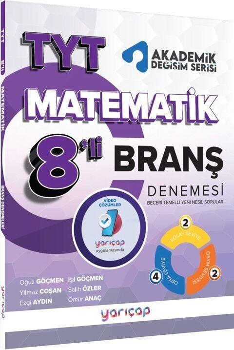 YarıÇap Yayınları TYT Matematik 8 li Branş Denemesi