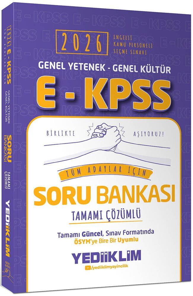 Yediiklim 2026 EKPSS GK-GY Tüm Dersler Konu-Soru-Deneme ve Yaprak Test Seti 4 Kitap