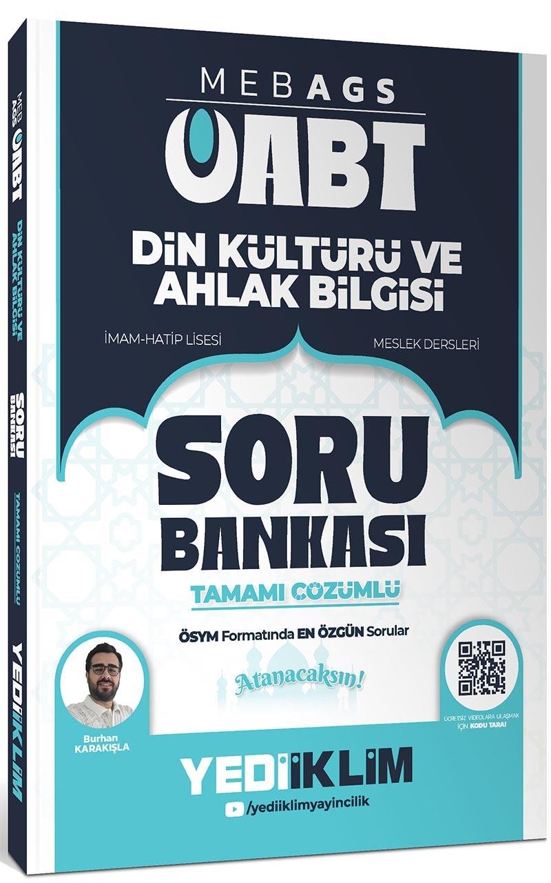 Yediiklim 2026 MEB AGS ÖABT Din Kültürü ve Ahlak Bilgisi Tamamı çözümlü Soru Bankası
