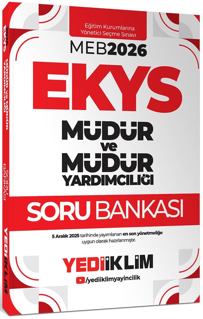 Yediiklim 2026 MEB EKYS Müdür Ve Müdür Yardımcılığı Soru Bankası