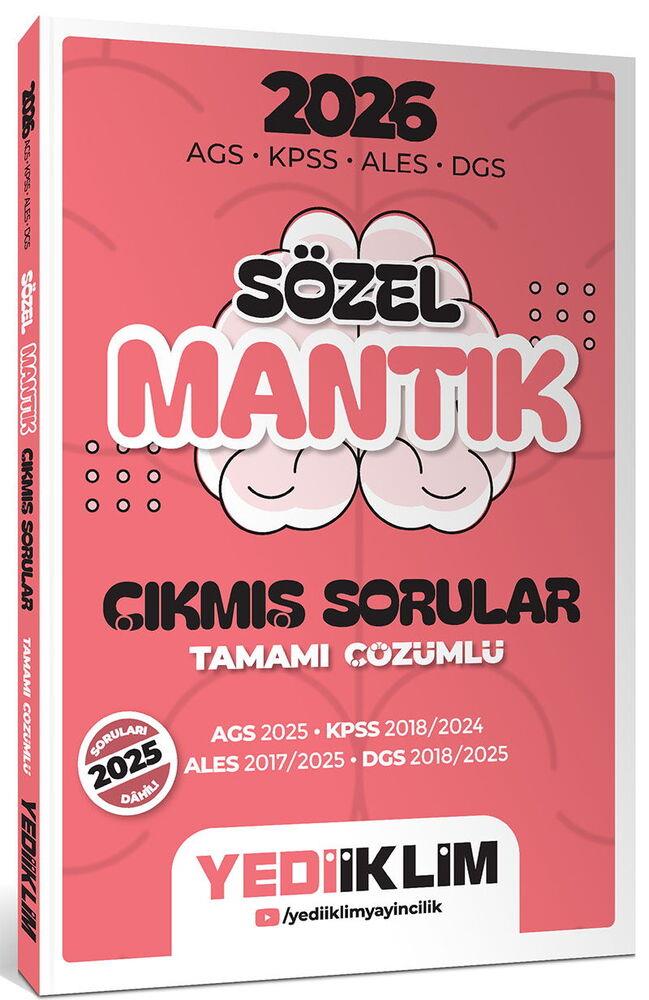 Yediiklim 2026 Tüm Adaylar İçin Sayısal-Sözel Mantık Sorular Seti 4 Kitap