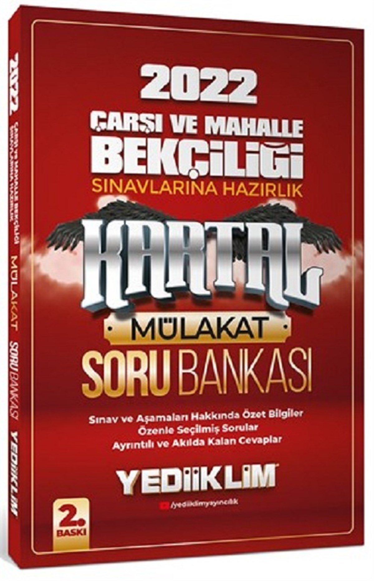 Yediiklim Yayınları 2022 Çarşı ve Mahalle Bekçiliği Sınavlarına Hazırlık Kartal Mülakat Soru Bankası