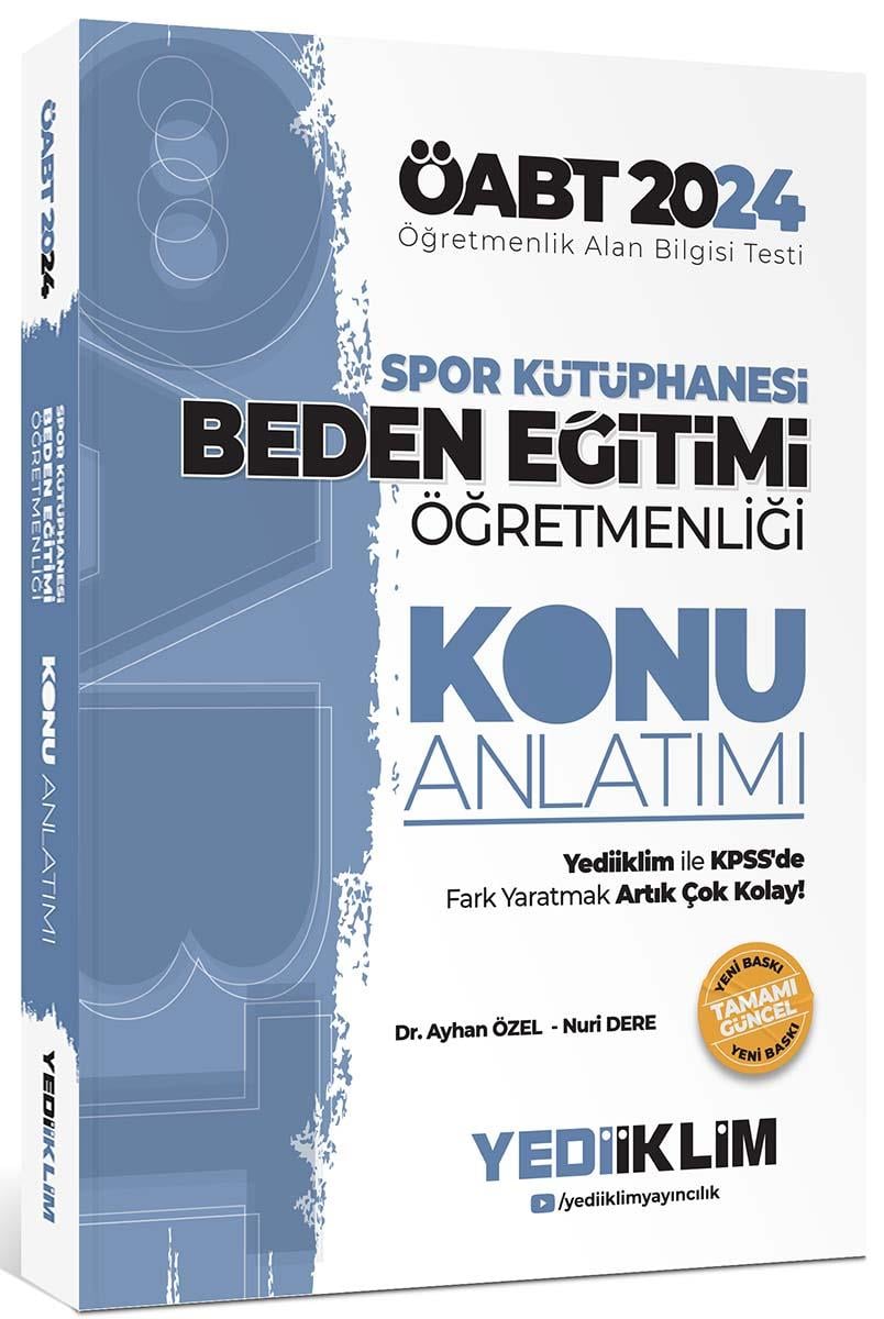 Yediiklim Yayınları 2024 ÖABT Spor Kütüphanesi Beden Eğitimi Öğretmenliği Konu Anlatımı